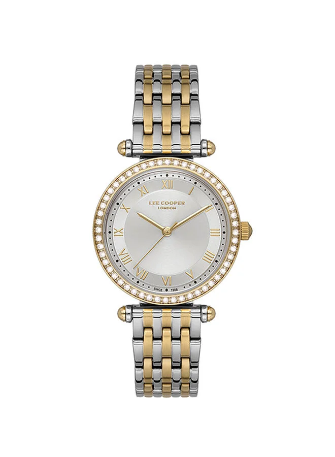 Lee Cooper Women's Analog Round Shape Metal Wrist Watch LC07136.230 - 32 Mm
