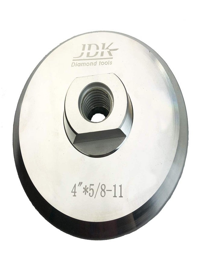JDK 4 Inch Aluminium Backing JDK061004R Hook and Loop Pad with 5/8''-11 Arbor - Image 1