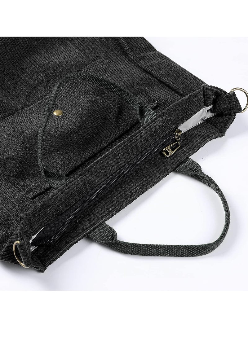 SYOSI SYOSI Crossbody Bag for Women, Corduroy Tote Bag, Crossbody Purse For Women Casual Backpack Shoulder Handbags with Ajustable Strap  - Image 4