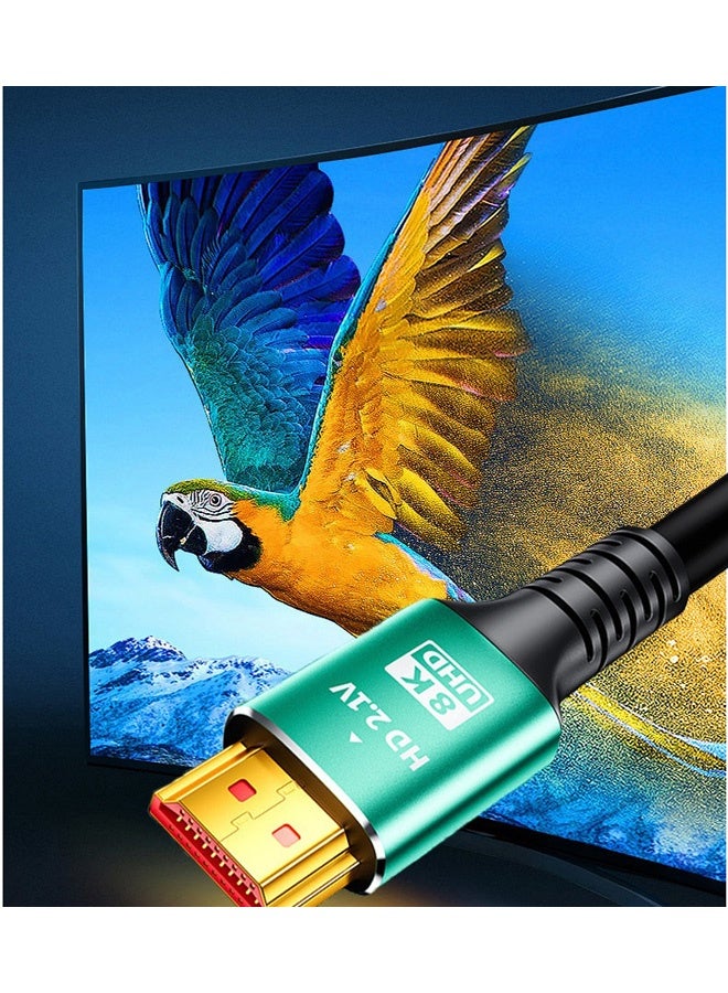 1.5 Meter HDMI 2.1 Cable – Ultra High-Speed 8K HDMI for TV, Monitor, Projector | Supports 8K@60Hz & 8K@30Hz | 19+1 Core, Gold-Plated Connectors, Aluminum Alloy Housing | Ideal for Gaming & Home Theater  - Image 4