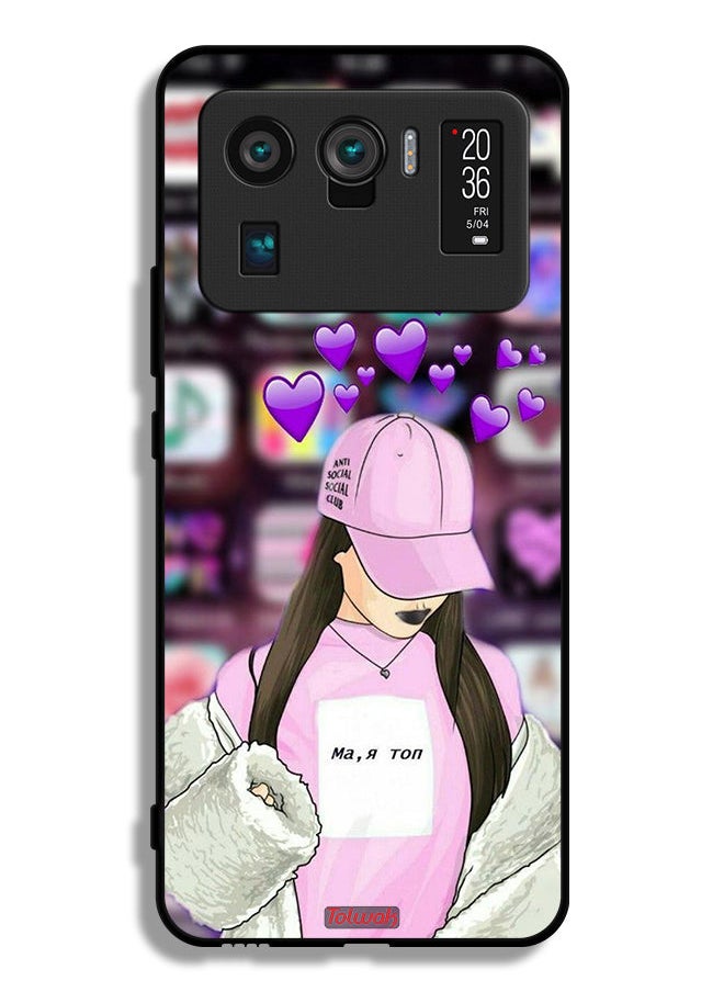 Tolwak Xiaomi Mi 11 Ultra Protective Case Cover Anti Social Club  - Image 2