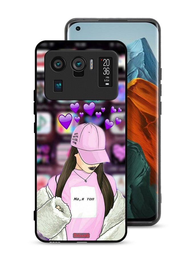 Tolwak Xiaomi Mi 11 Ultra Protective Case Cover Anti Social Club  - Image 1