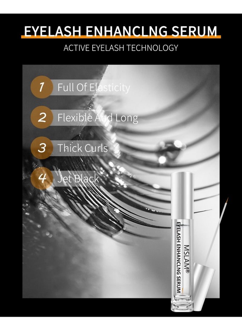 ام اس ال اي ام سيروم نمو الرموش 2 حزمة. ينشط تكنولوجيا الرموش لخلق رموش أكثر كثافة وتجعيداً. - Image 5