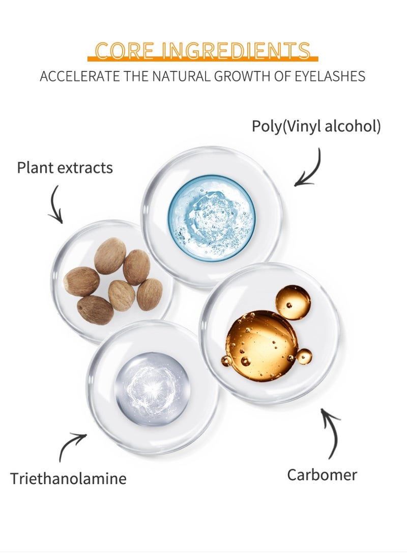 ام اس ال اي ام سيروم نمو الرموش 2 حزمة. ينشط تكنولوجيا الرموش لخلق رموش أكثر كثافة وتجعيداً. - Image 4