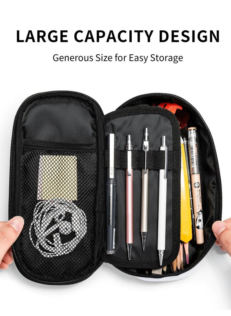 Multifunction Pencil Case-Large Capacity Harry Potter Magic Book Map Pencil Bag Two Compartments Storage Pouch with Zipper School Office Supplies - Image 3