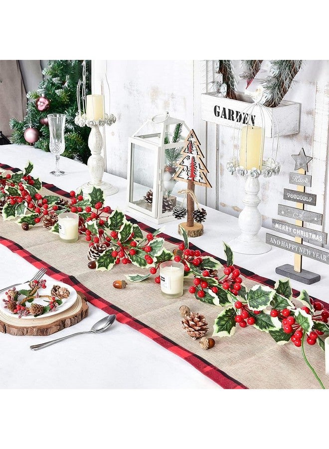 Supvox® Christmas Tree Decoration, Classic Christmas Tree Holly Decorative Strip, 175CM Holly Ornament for Christmas Home Decor, Christmas Tree Decoration Items for Xmas Wreath, Wall, Window, Door - Image 2