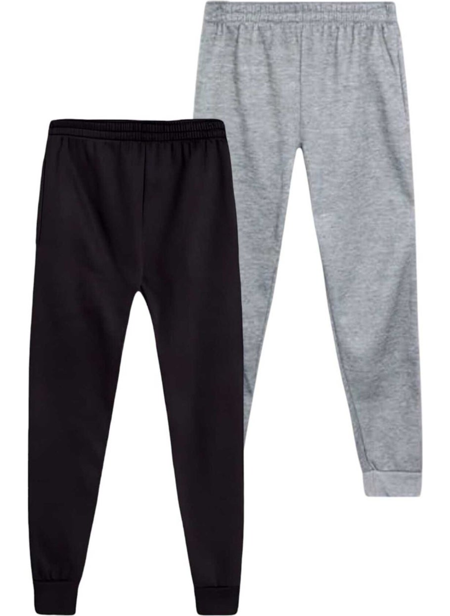 Mood Agenda Kids Elastic Waist Jogger Sweatpants Set of 2  - Image 3