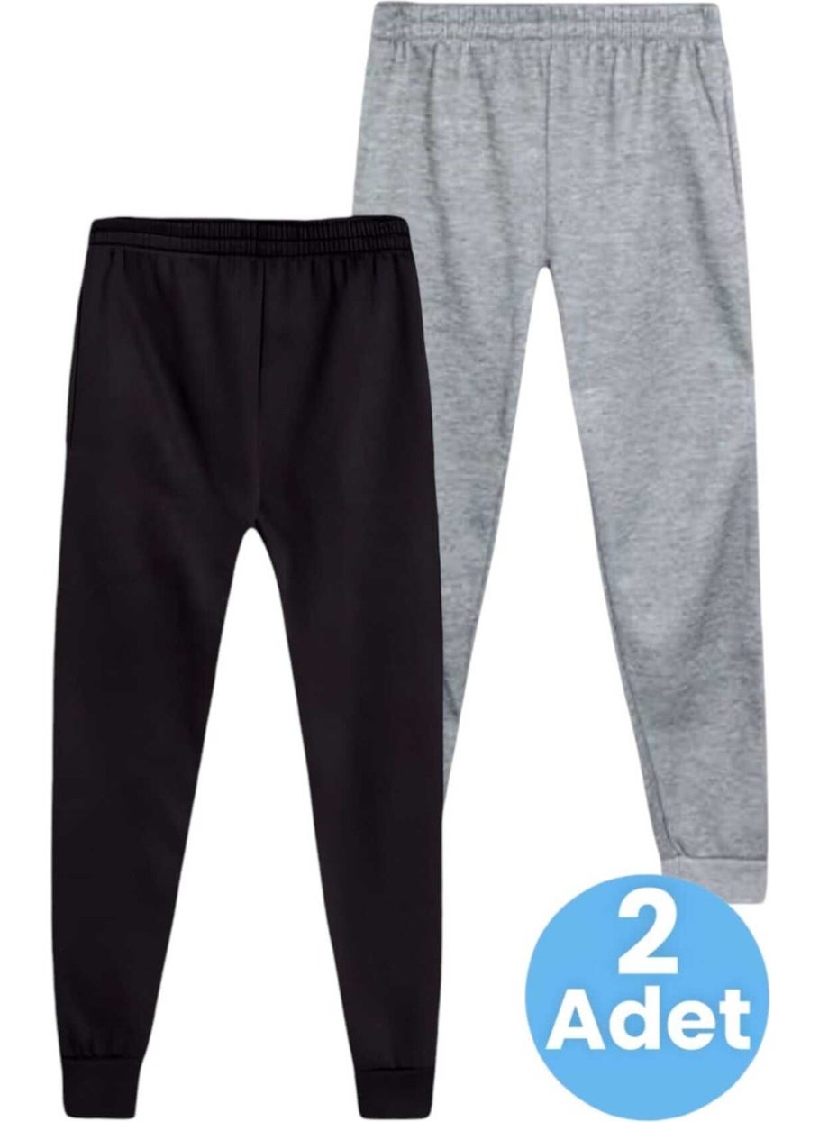 Mood Agenda Kids Elastic Waist Jogger Sweatpants Set of 2  - Image 2