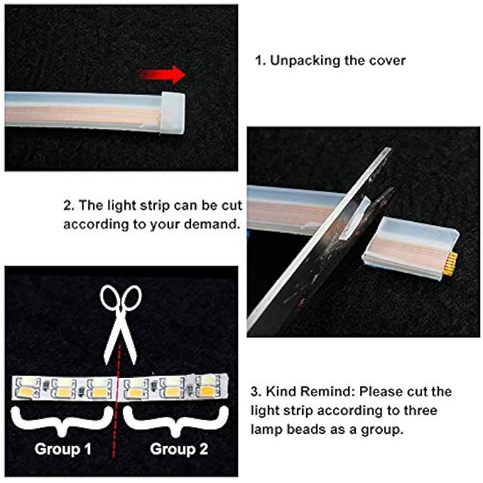 LEDCARE Car Headlight Led Strips 24 Inch Exterior Car Led Strip Lights With Dreamcolor Chasing Flexible Waterproof Led Daytime Running Light Strip Wireless App Controlled Drl 2Pack - Image 5