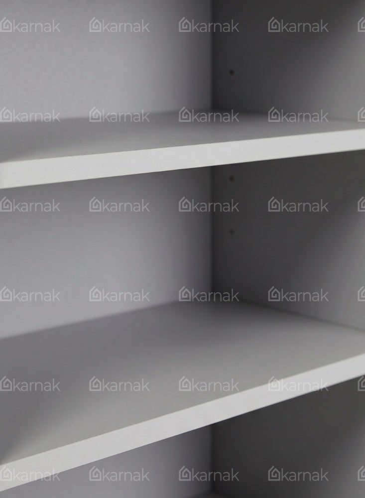 Karnak Cesily stainless steel Shoe Rack | Open Door Shoe Organizer with 4 Shelf Shoe Cabinet | Free-Standing Showcases Shoe Cabinet | shoe Storage Rack for Home & Entryway Furniture (Grey) - Image 4