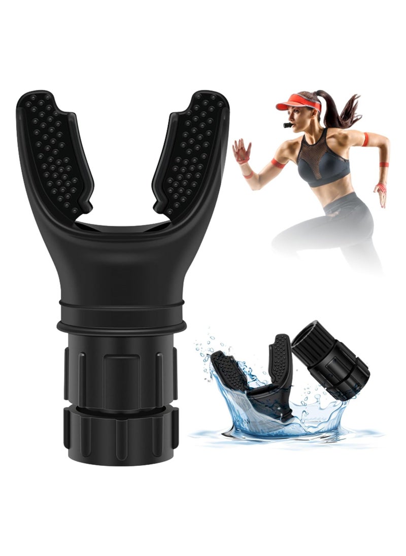 Generic Breathing Trainer, Portable Lung Trainer, Breathing Resistance Trainer for Oral and Muscular Exercise, Daily Fitness Training, Easy-to-Clean Design  - Image 1