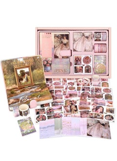 Y&D Large Aesthetic Scrapbook Kit, Vintage Oil Painting Bullet Junk Journal Kit with Supplies, B6 Notebook Full Color Inner Pages DIY Gift for Girl Kid  - Image 1
