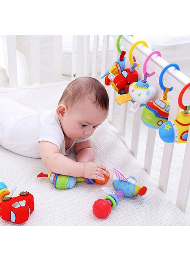 Toyvian Baby Soft Rattles Toy Infant Shaker Teether Cute Stuffed Airplane Handbells Soft Baby Rattle Toy Airplane Rattles Toy For Newborn Baby Gifts  - Image 5