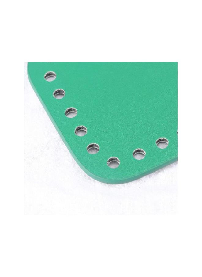 klarako - Purse Bottom Shaper Rectangle Handbag Base Shaper Pu Leather Bag Accessories for DIY Knitting Crochet Green - Image 1