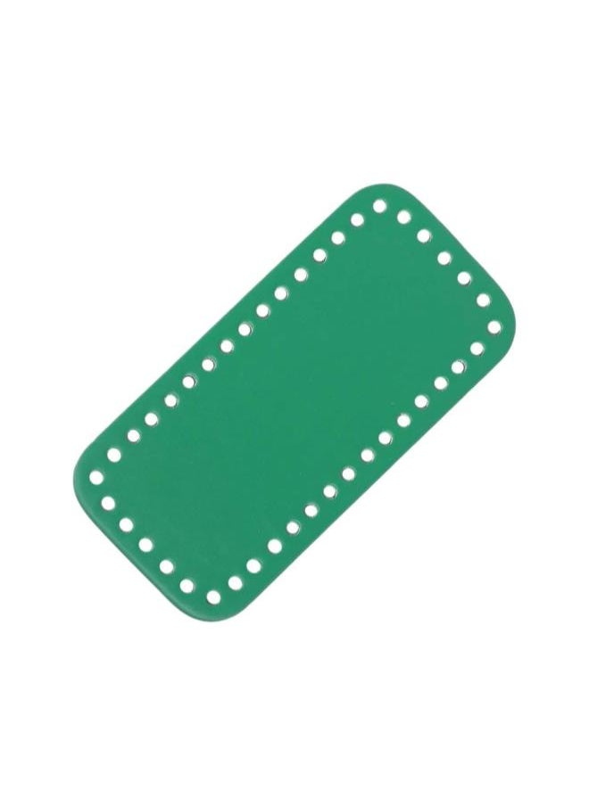 klarako - Purse Bottom Shaper Rectangle Handbag Base Shaper Pu Leather Bag Accessories for DIY Knitting Crochet Green - Image 1