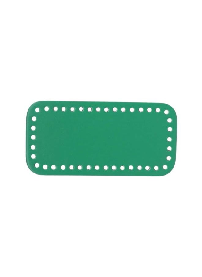 klarako - Purse Bottom Shaper Rectangle Handbag Base Shaper Pu Leather Bag Accessories for DIY Knitting Crochet Green - Image 1