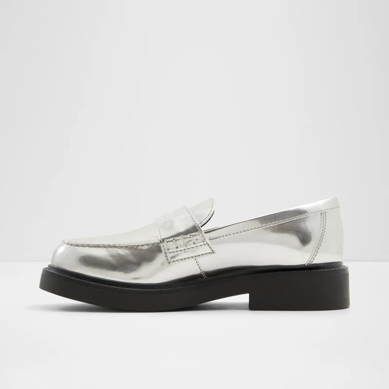 ALDO  VERIMA Metallic Loafers for Women | Best Price UAE