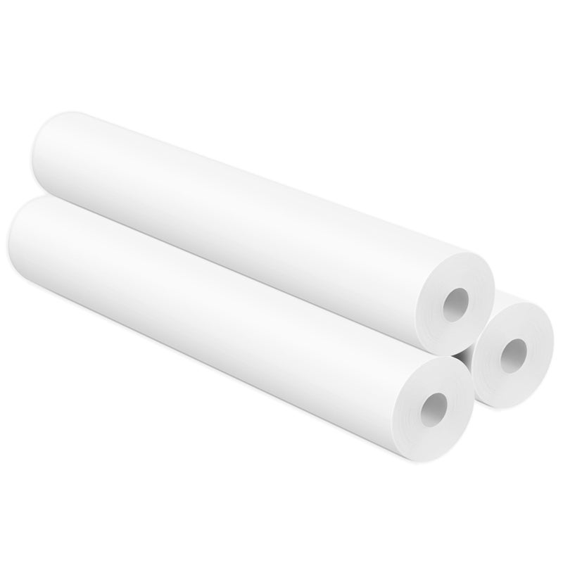Potanro Thermal Printer Paper Printing Paper Quick-dry A4 Printing Paper Quick-dry 8.3''x11'' Multipurpose for Thermal Printer (3 Rolls) - Image 1