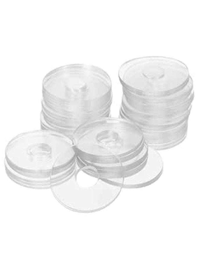 50 Pcs 0 79 Inch Vinyl Sealing Gasket Washers For Shower Door Handle Repair Home Maintenance - Image 1