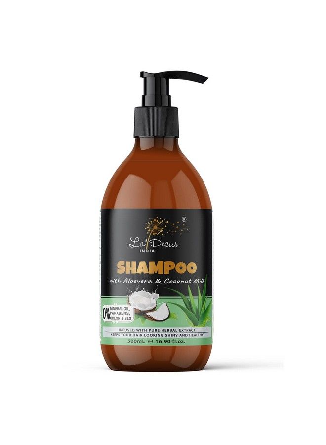 La' Decus INDIA Coconut Aloevera Shampoo For Men And Women (500Ml) - Image 2