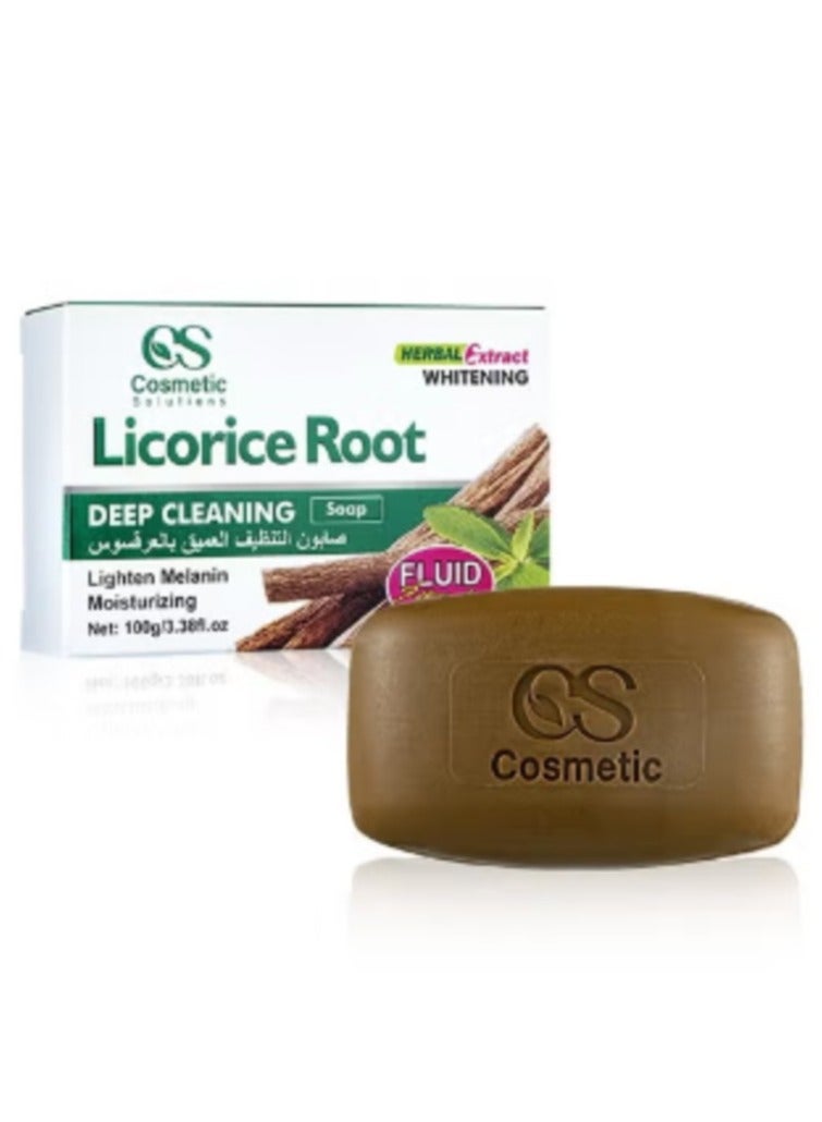 Cosmetic Solutions Licorice Root soap deep cleaning 100 grams 