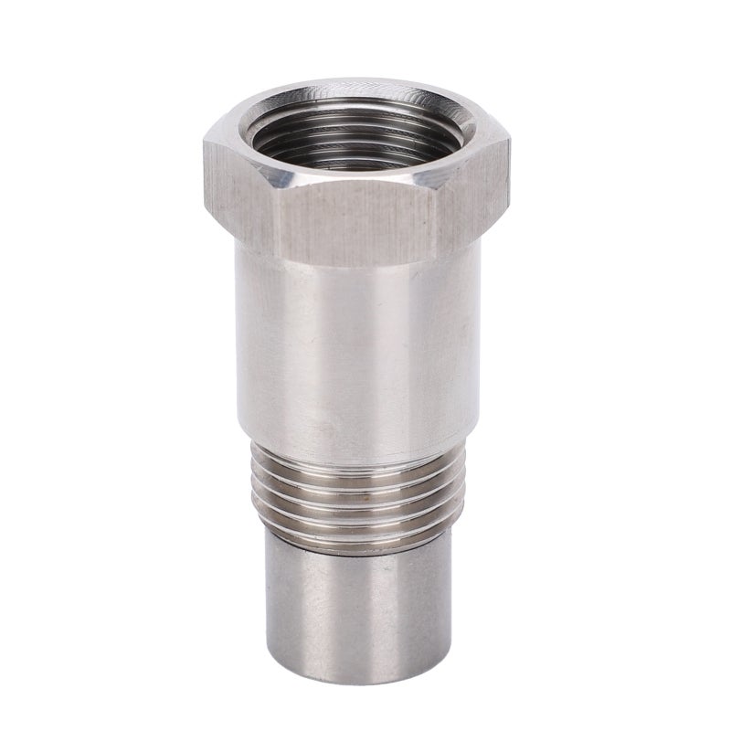 Stainless Steel Oxygen Sensor Spacer: M18 x 1.5 Thread, High Strength Durable - Universal Fit, P0420 Code Fix for Most Vehicles With O2 Sensor Holes - Image 2
