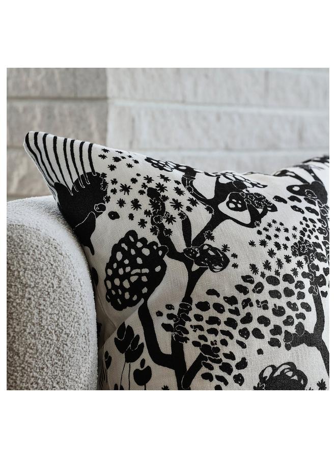 erorex Cushion Cover, White/Black, 50X50 Cm - Image 5