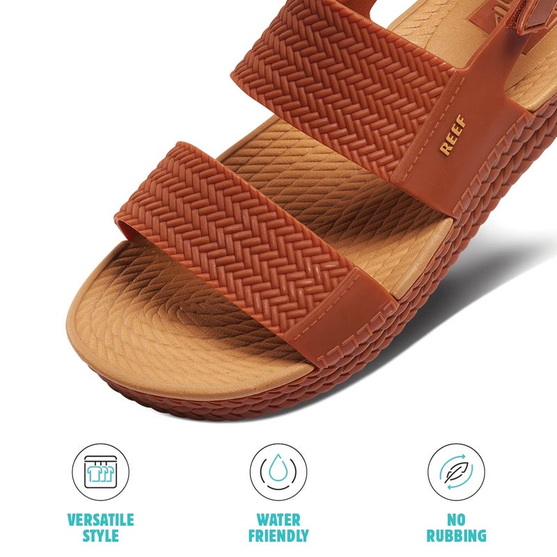 REEF Water Vista Womens Platform Sandal, Water Friendly, Adjustable Strap, Brunette, 8 - Image 2