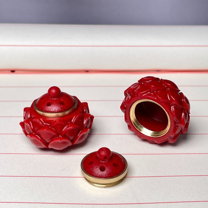 Generic High Content Cinnabar Lotus Sachet Pendant 1. Cinnabar lotus flower [sachet accessories]] 