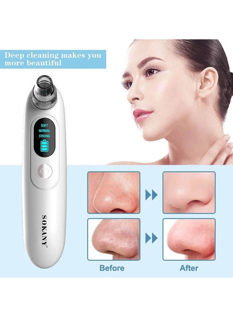 sokany SK-319 Blackhead Remover 3 IN 1 USB Charging - Image 4