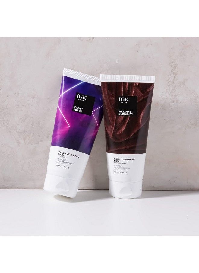 iGK Color Depositing Mask Williams Burgundy 6 Fl Oz  - Image 3
