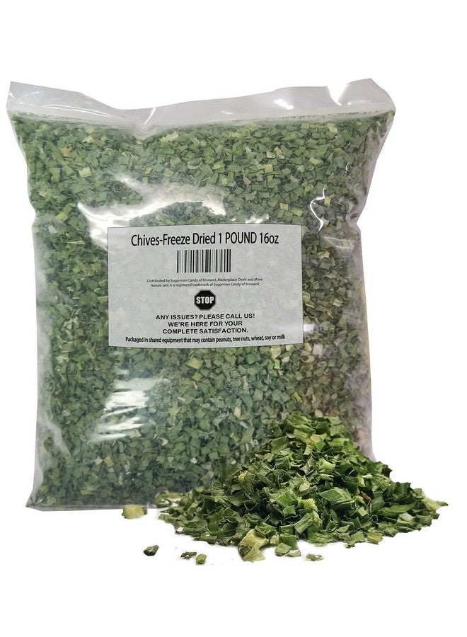 Naturejam Chives-Freeze Dried 1 POUND-Heat Sealed for Freshness 16 OZ - Image 1