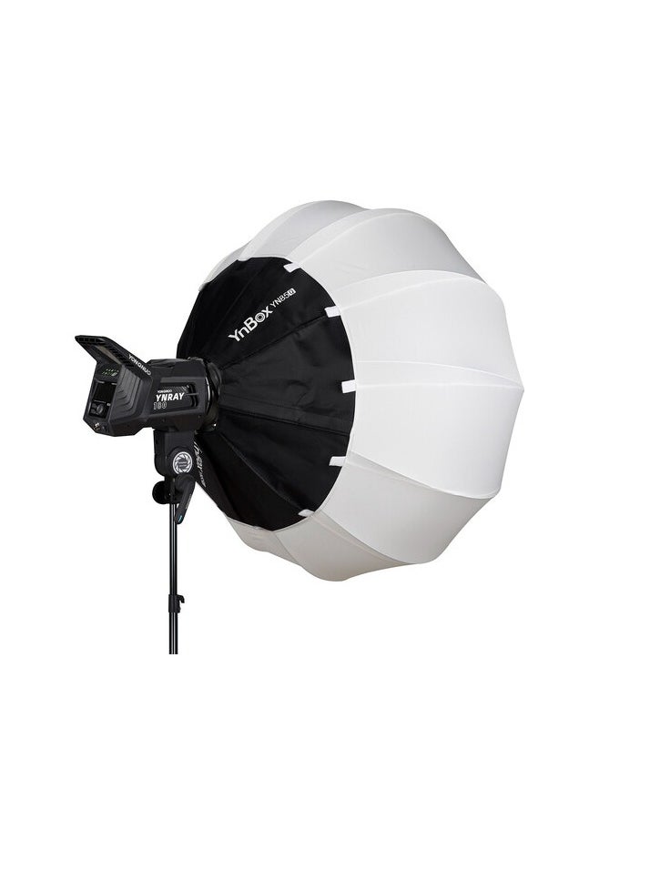 YONGNUO YONGNUO YN85Q 85 cm Lantern Softbox – Collapsible Spherical Softbox with Bowens Mount, 270° Diffusion Skirt, Lightweight Metal Frame, Ideal for Photography & Video  - Image 5