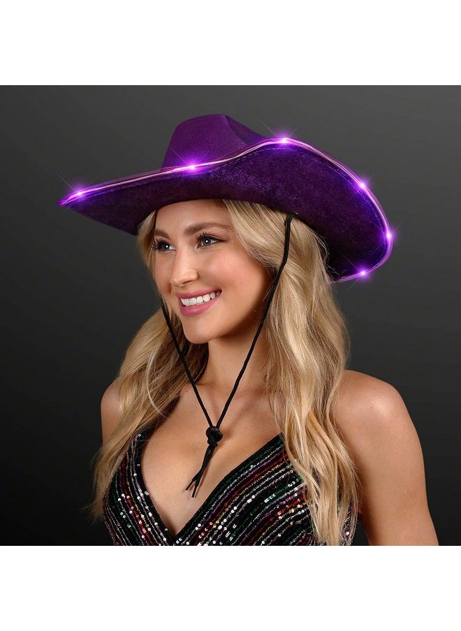 Shiny Light Up Purple Cowboy Hat - pzsku/Z220DA5CA21E77D5D9A43Z/45/_/1735214607/c80bca7f-d646-4853-8427-c67d15d5b866