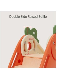 FULL JOY CARROT SLIDE S+BOTTOM BOARD+BALL RING 133X49X65CM ORANGE 28-XLB-11O  - Image 3