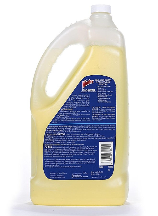 Windex Multi-Surface Disinfectant Cleaner, Citrus, 1 Gal Bottle - Image 3