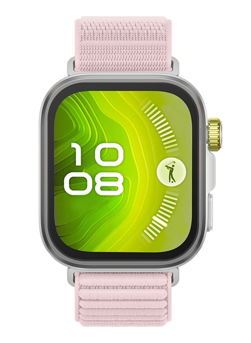 Premium Magnetic Loop Watch Band for Huawei Watch 4 & Watch 4 Pro – Adjustable, Soft & Durable Replacement Strap Light Pink - Image 5