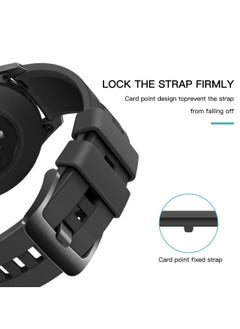 واي آند دي SYOSI 10 Pack Rubber Replacement Watch Band Strap Loops Silicone Keeper Retainer Holder Loop 20mm Black  - Image 4