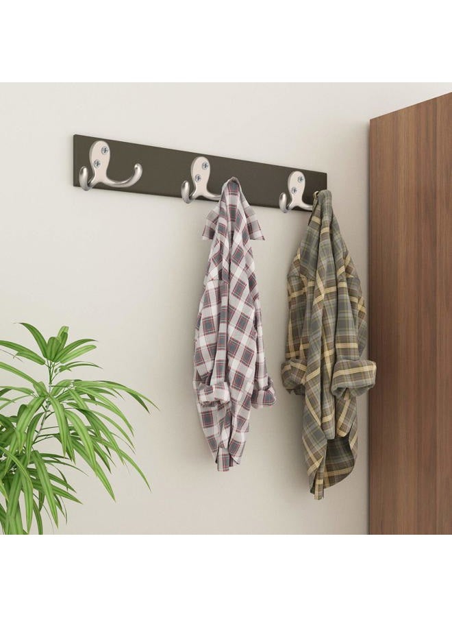 IBosins 10 Pack Heavy Duty Double Prong Coat Hooks Wall Mounted with 20 Screws Retro Double Hooks Utility Hooks for Coat, Scarf, Bag, Towel, Key, Cap, Cup, Hat - Image 4
