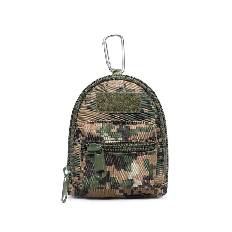 Military Fan Style Personalized Mini Backpack Multi-Purpose Waist Hanging Key Bag Change Sundries Storage Bag Decorative Pendant - Image 1