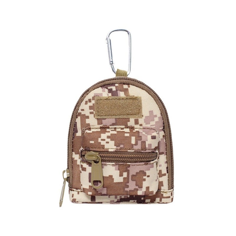 Military Fan Style Personalized Mini Backpack Multi-Purpose Waist Hanging Key Bag Change Sundries Storage Bag Decorative Pendant - Image 5