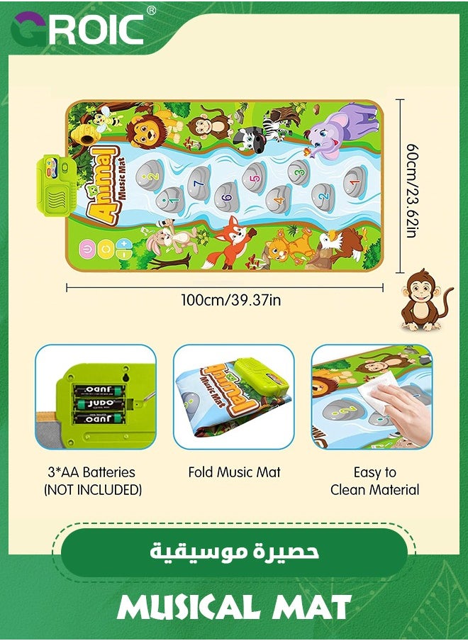 GROIC Baby Music Mat Toys, Montessori Toy Toddlers Dance Pad for Kids Sensory Step & Sing Floor Mat Early Educational Toys for Kids,Play Mat for Kids  - Image 5
