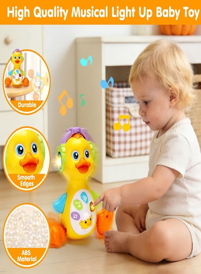 Tsomtto Baby Musical Light Up Duck Toy, Baby Toys 0-3-6-9-12 Months Dancing Crawling Tummy Time Toys, Newborn Infant Learning Toy Gifts for 0 3 4 5 6 7 8 Month Old Baby Boys Girls - Image 3