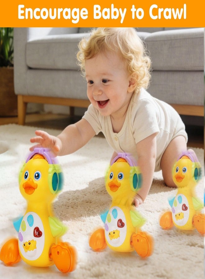 Tsomtto Baby Musical Light Up Duck Toy, Baby Toys 0-3-6-9-12 Months Dancing Crawling Tummy Time Toys, Newborn Infant Learning Toy Gifts for 0 3 4 5 6 7 8 Month Old Baby Boys Girls - Image 5