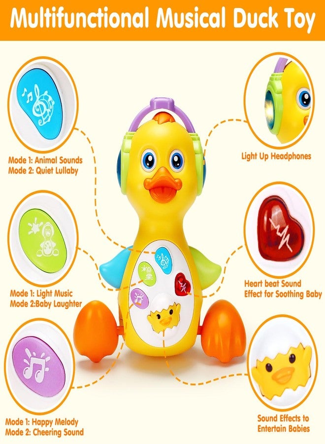 Tsomtto Baby Musical Light Up Duck Toy, Baby Toys 0-3-6-9-12 Months Dancing Crawling Tummy Time Toys, Newborn Infant Learning Toy Gifts for 0 3 4 5 6 7 8 Month Old Baby Boys Girls - Image 2