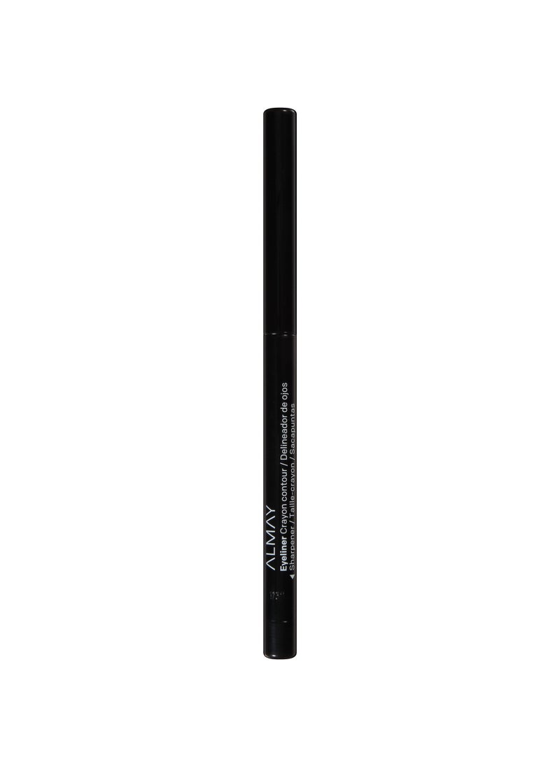 Almay Almay All-Day Eyeliner Pencil, Hypoallergenic, Cruelty-Free, Smudge-Proof, Ophthalmologist Tested, Long Wearing and Water Resistant, 205 Black, 0.01 oz 