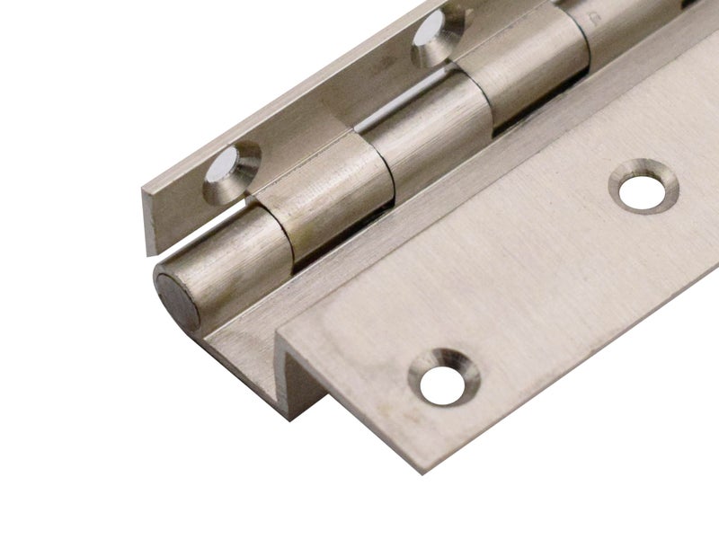 RAB Hinges Brass for Door, Window, Cupboard, Cabinet, Hinges Full Overlay Doors (Code:- Hinges L Lock, Size- L 3" x3/8", 12mm, Smooth, Pack of 1 Pcs) - Image 2