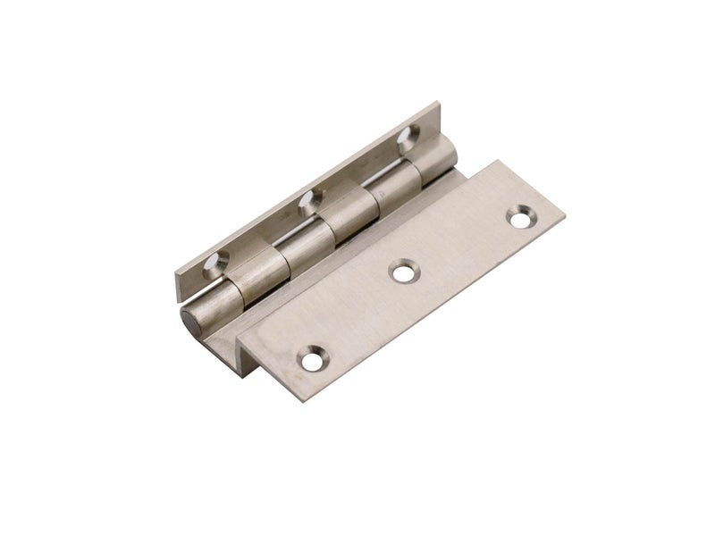 RAB Hinges Brass for Door, Window, Cupboard, Cabinet, Hinges Full Overlay Doors (Code:- Hinges L Lock, Size- L 3" x3/8", 12mm, Smooth, Pack of 1 Pcs) - Image 1