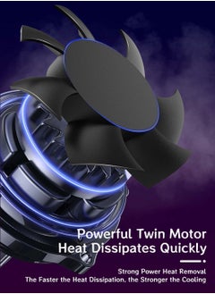 LEOKOR Mobile Phone Radiator,Semiconductor Refrigeration,Double Fan Mute,Game Live Cooling Artifact,Water-Cooled Radiator  - Image 5