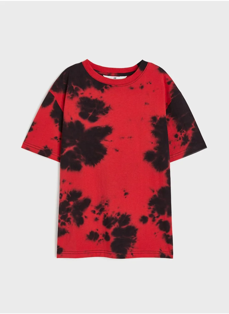 H&M Kids Crew Neck Printed T-Shirt